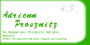 adrienn prosznitz business card